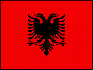 Flagge Albaniens