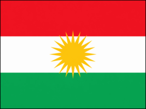 Flagge Kurdistans