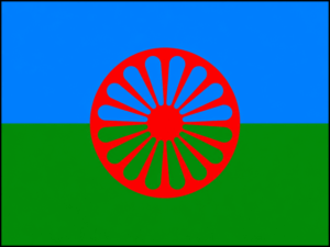 Flagge der Roma